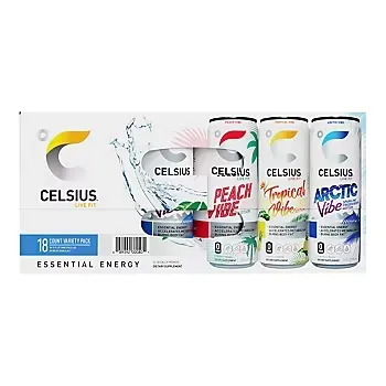 Celsius Vibe Variety Pack, 18 pk./12 oz.