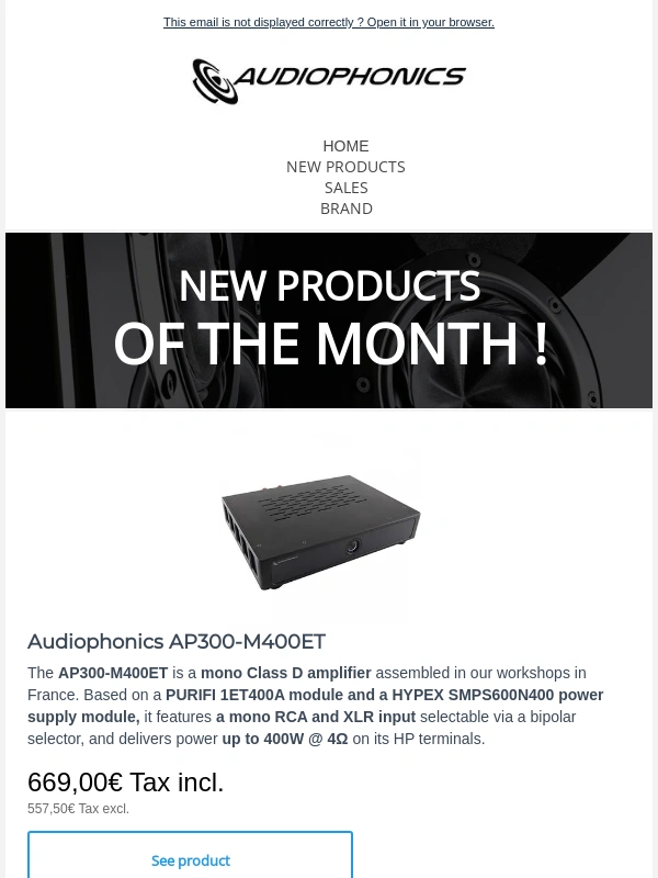 Audiophonics - Discover our new HiFi products of November