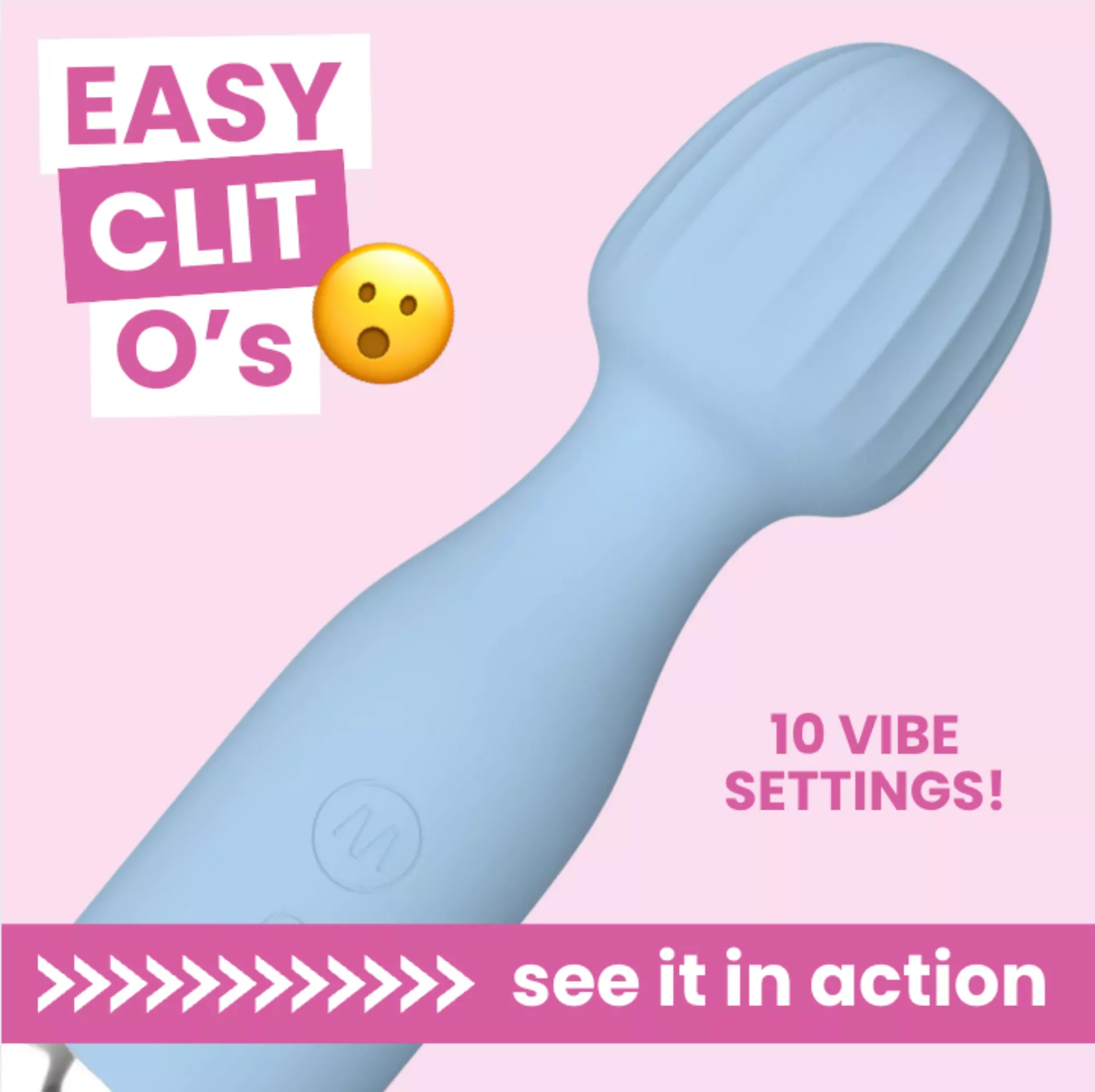 TooTimid Mini Silicone Rechargeable Massage Wand
