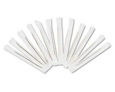 AmerCareRoyal Cello-Wrapped Round Wood Toothpicks