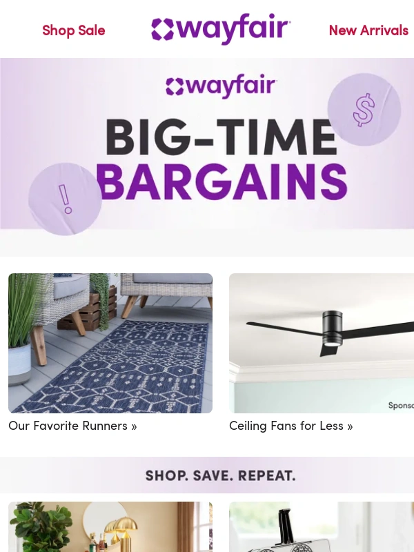 Wayfair - RUNNER RUGS you'll love!!