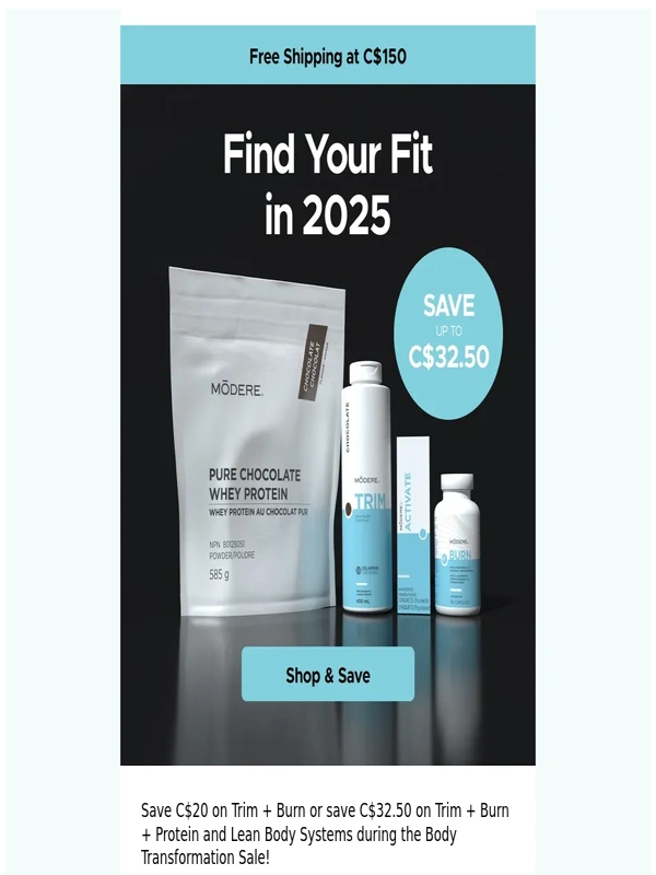 Modere - The Body Transformation Sale is here!