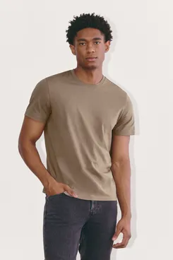 Everlane The Essential Organic Crew - Clay