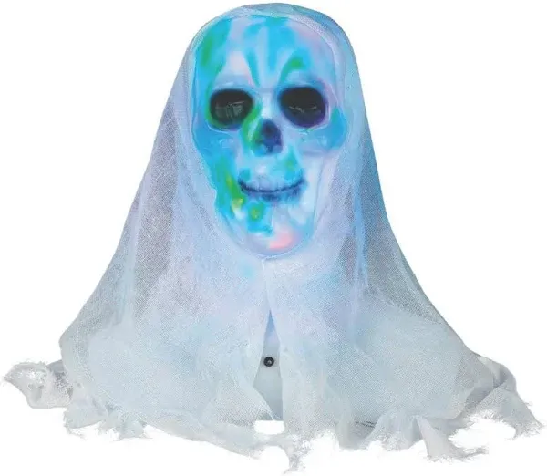 Gemmy Lightshow Skull Bust