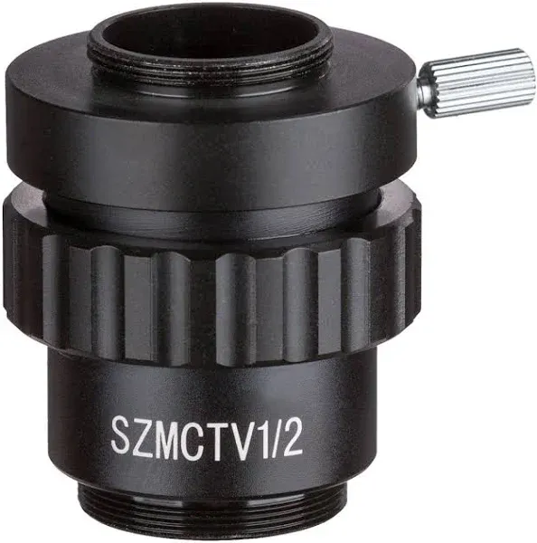 AmScope C-mount Lens Adapter for Microscope Video Cameras