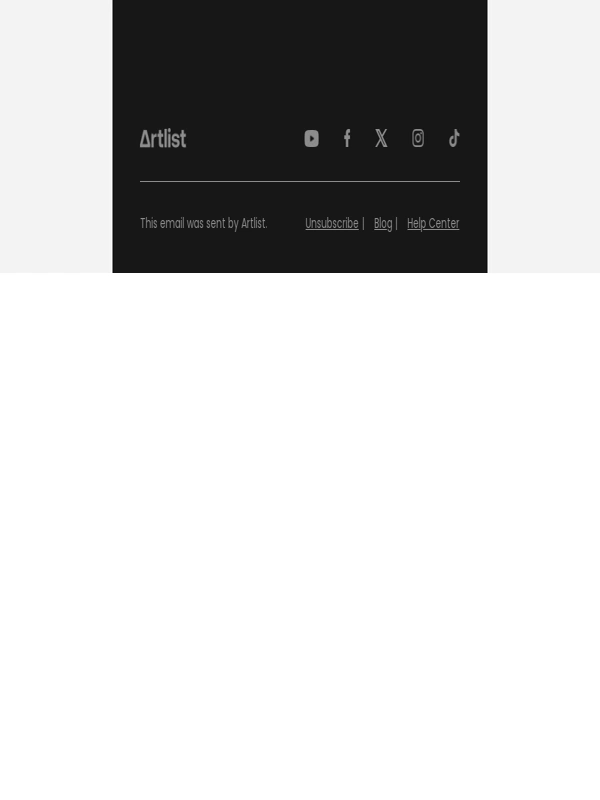 Artlist - 24 hours left to save 10% on the Max plan