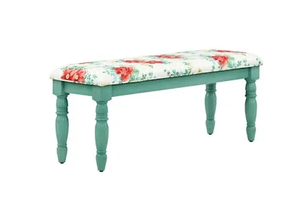 The Pioneer Woman Vintage Floral Dining Bench