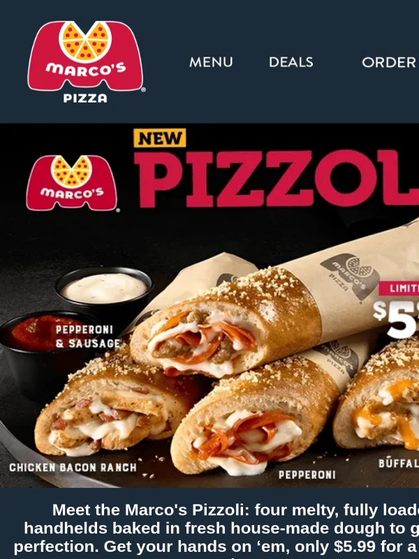 Marco's Pizza - ?The New Marco’s Pizzoli is here ?