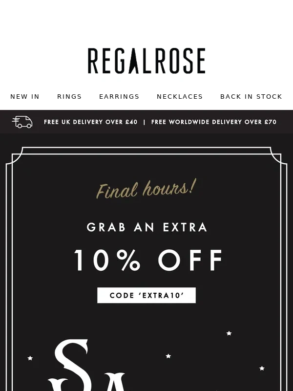 Regalrose - Final Hours ~ SALE ENDS SOON