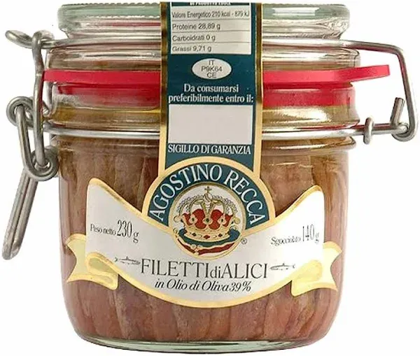 Agostino Recca Fillets of Anchovies in Olive Oil