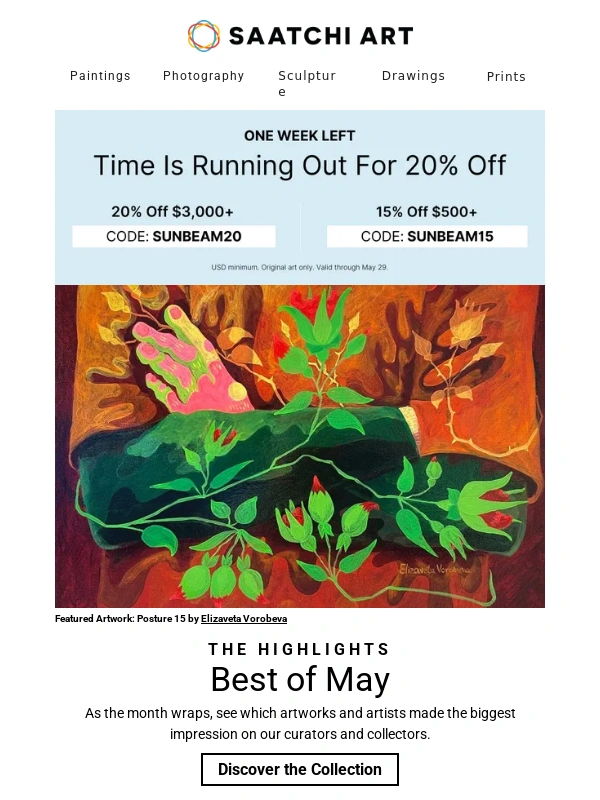 Saatchi Art - 5 Must-Collect Artists for Summer Savings