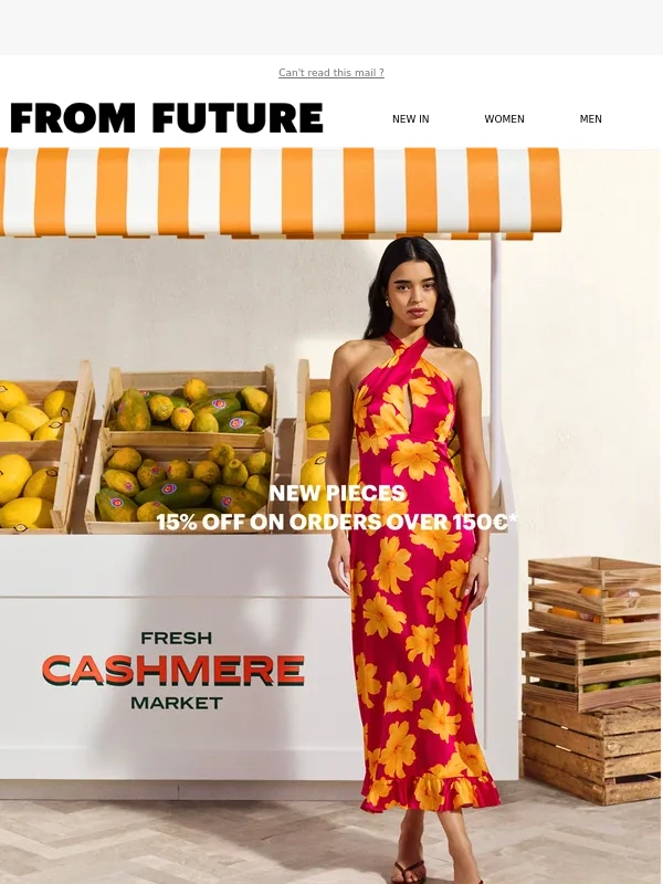 FROM FUTURE - New Drop Alert: 15% Off to enjoy fresh styles!