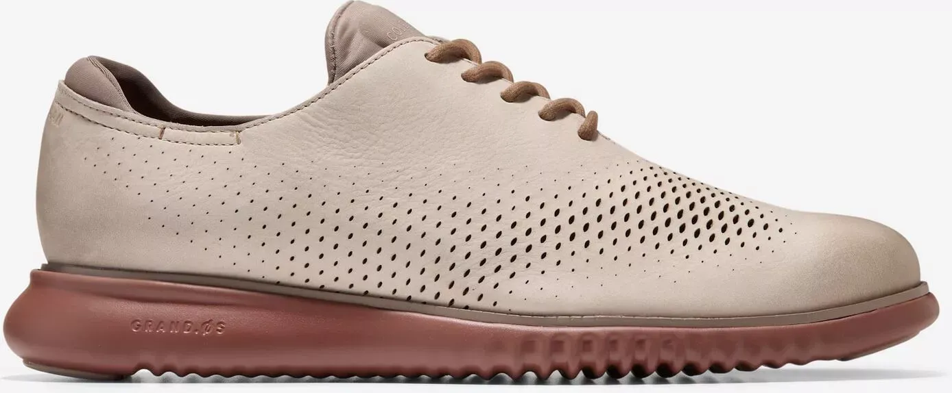 Cole Haan Men's 2.ZeroGrand Perforated Nubuck Oxfords