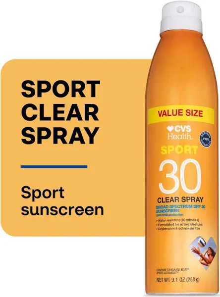 CVS Health Sport SPF 100 Clear Sunscreen Spray