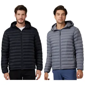 32 Degrees Men's Poly-Fill Hooded Jacket