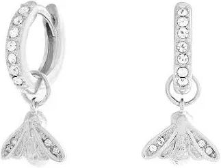 Olivia Burton Glitter Bee Huggie Hoop Earrings