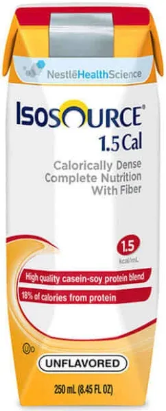 Isosource 1.5 Cal Unflavored Tube Feeding Formula