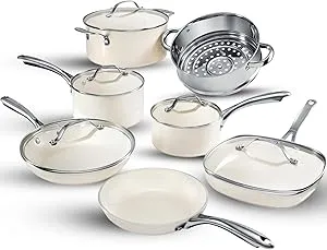 Gotham Steel 12-Piece Ceramic Cookware Set