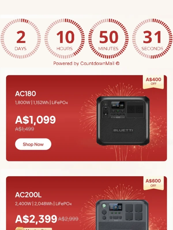Bluetti - ⏰ Power Your New Year – Up to 47% OFF,Only 48 Hours Left! ?