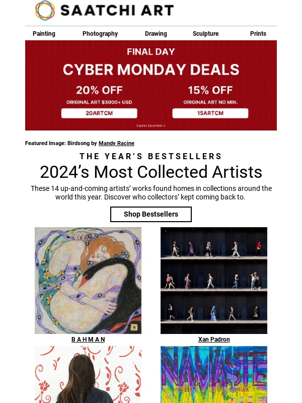 Saatchi Art - Final Hours of Our Best Sale of the Year
