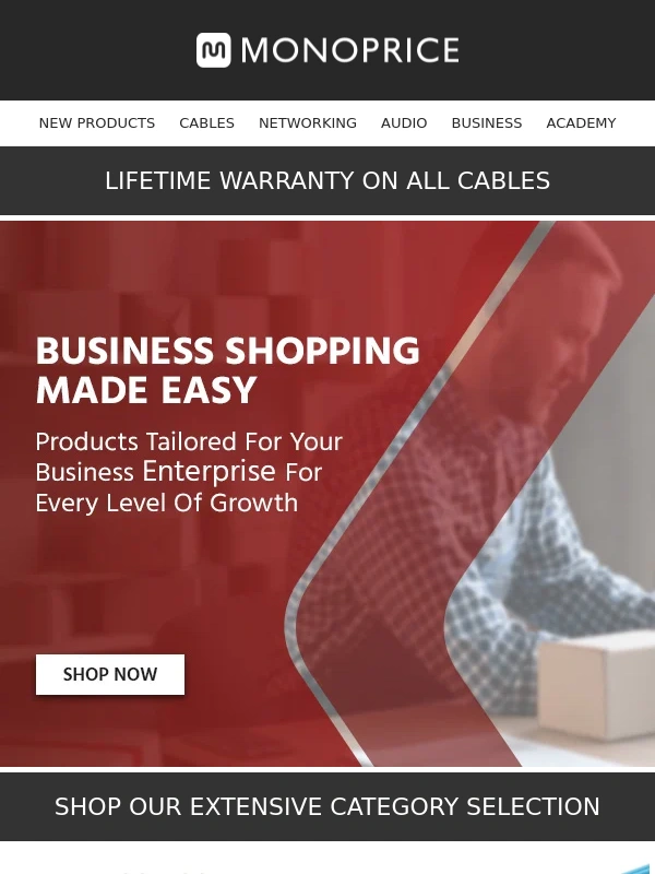 Monoprice - Simplify Your Business Shopping Today! ?