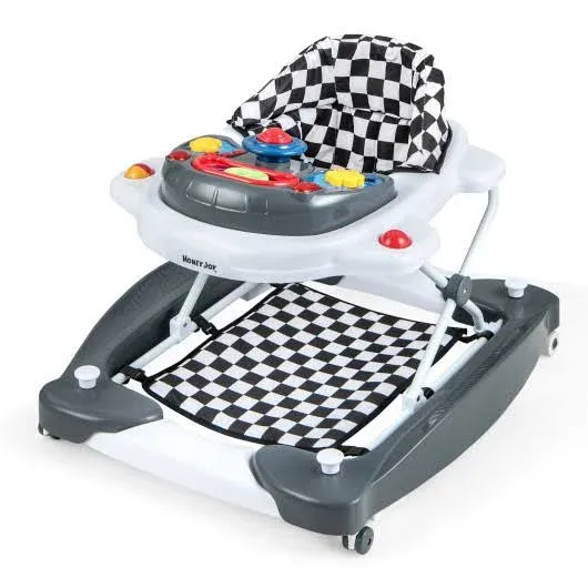 Costway 6 in 1 Foldable Baby Walker with Adjustable Height