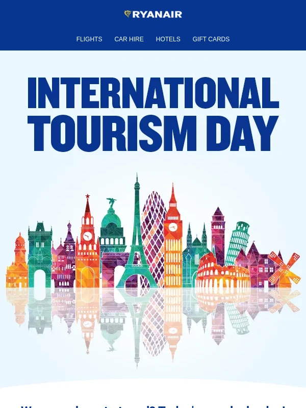 Ryanair - Happy International Tourism Day ?