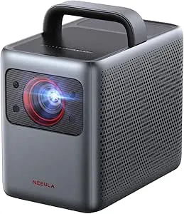 NEBULA Cosmos Laser 4K Projector, 2200 ANSI Lumens, Android TV with Dongle, Autofocus, Auto Keystone Correction, Screen Fit, Home Theater Projector with Wi-Fi & Bluetooth, for Office and Business Use