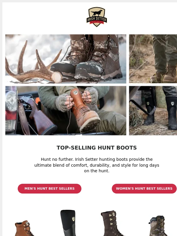 Irish Setter - The Best in Work & Hunting Boots