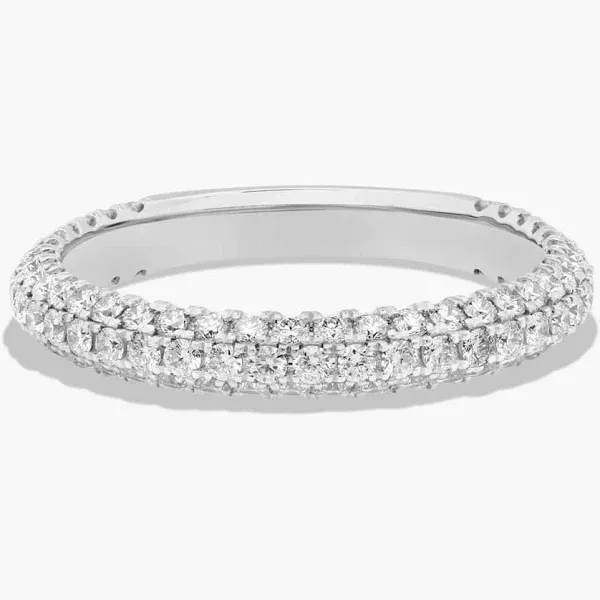 James Allen Tree Row Pavé Set Wedding Ring in 2.50mm
