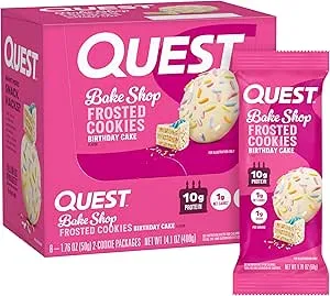 8-Count Quest Nutrition Bake Shop Frosted Cookies (Birthday Cake) $13.33 w/ S&S + Free Shipping w/ Prime or on $35+