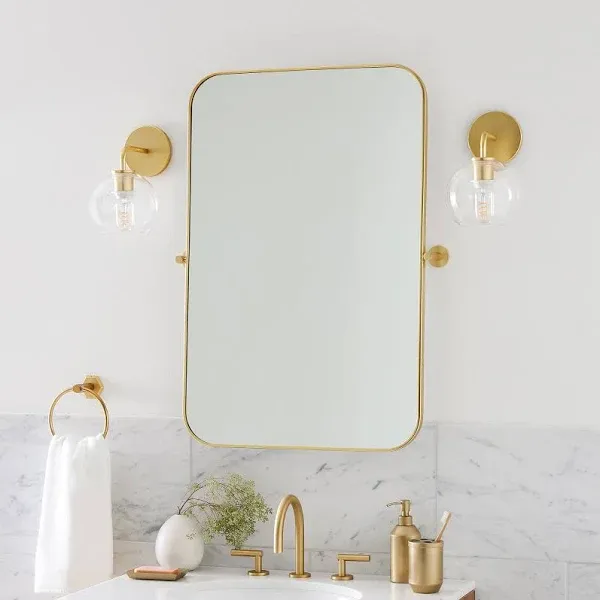 West Elm Metal Frame Pivot Mirror Rectangle