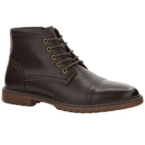 Perry Ellis Men's Faux Leather Boots