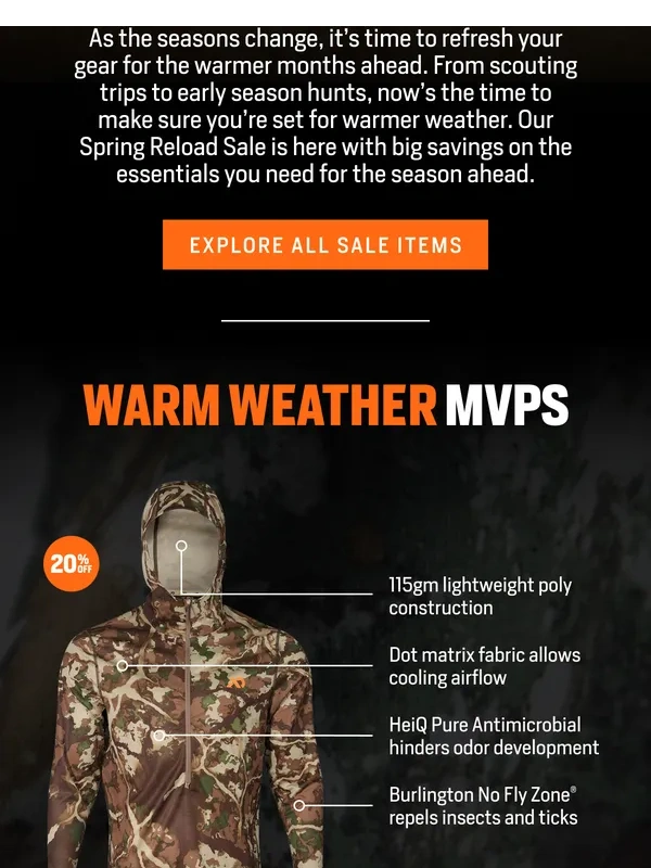 First Lite - Save Big on Warm Weather MVPs