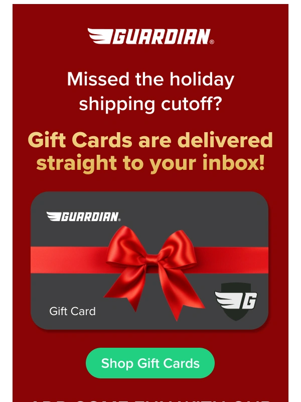 Guardian Bikes - It's NOT too late! We have the Perfect Gift