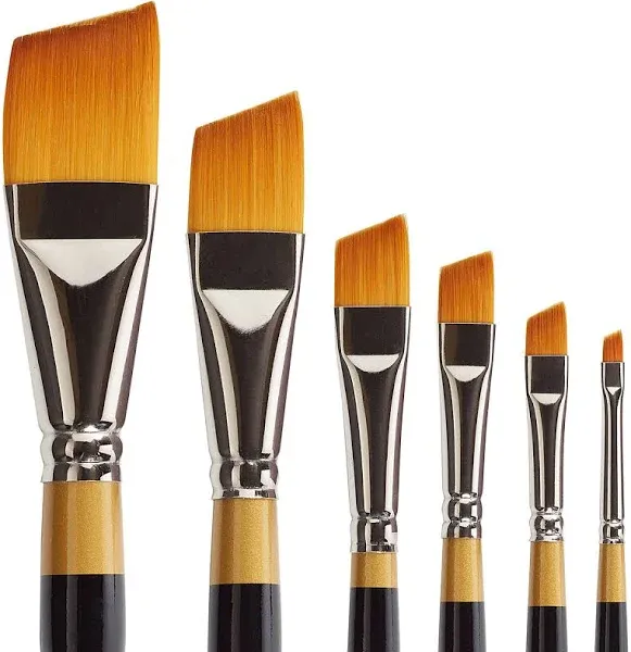 Kingart Original Gold Angular Shader Brush Set