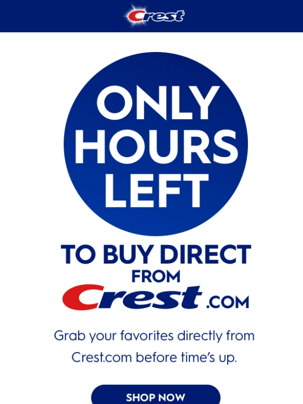 Crest White Smile - Last Day to Order Online