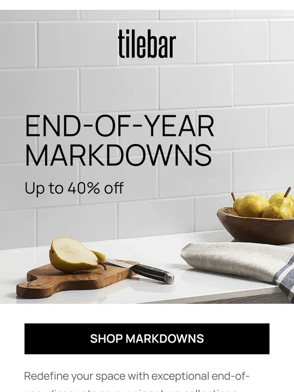 TileBar - Exclusive markdowns up to 40% off