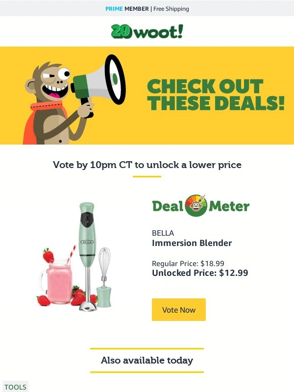 Woot - Mischief Week continues with a brand new Deal-o-Meter and deals for all!