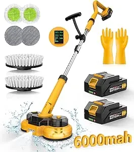 6000mAh Cordless Electric Spin Mop
