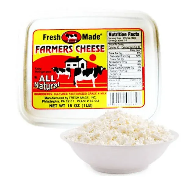 Fresh & Easy Made Farmer Plain Cheese