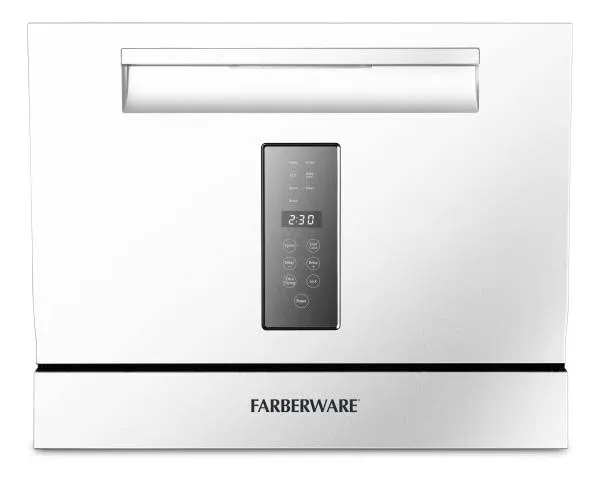 Farberware FCD06SDWHT 6-Piece Professional Countertop Dishwasher
