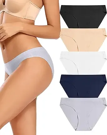Women's Seamless Bikini Underwear 5-Pack