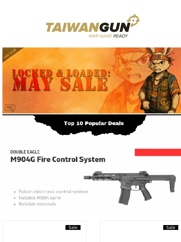 Taiwangun -  ? Check out TOP 10 popular airsoft deals! Only until Monday ⏰