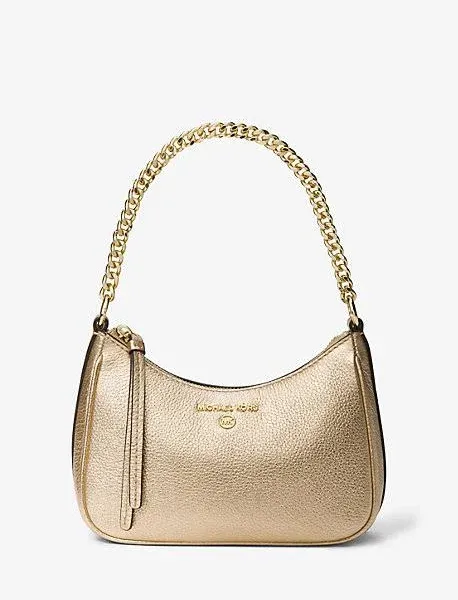 MICHAEL Michael Kors Jet Set Charm Metallic Pebbled Leather Bag