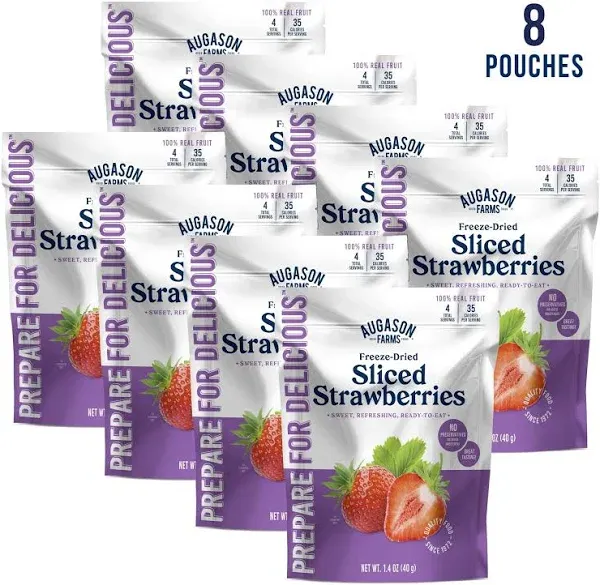 Augason Farms Freeze Dried Sliced Strawberries