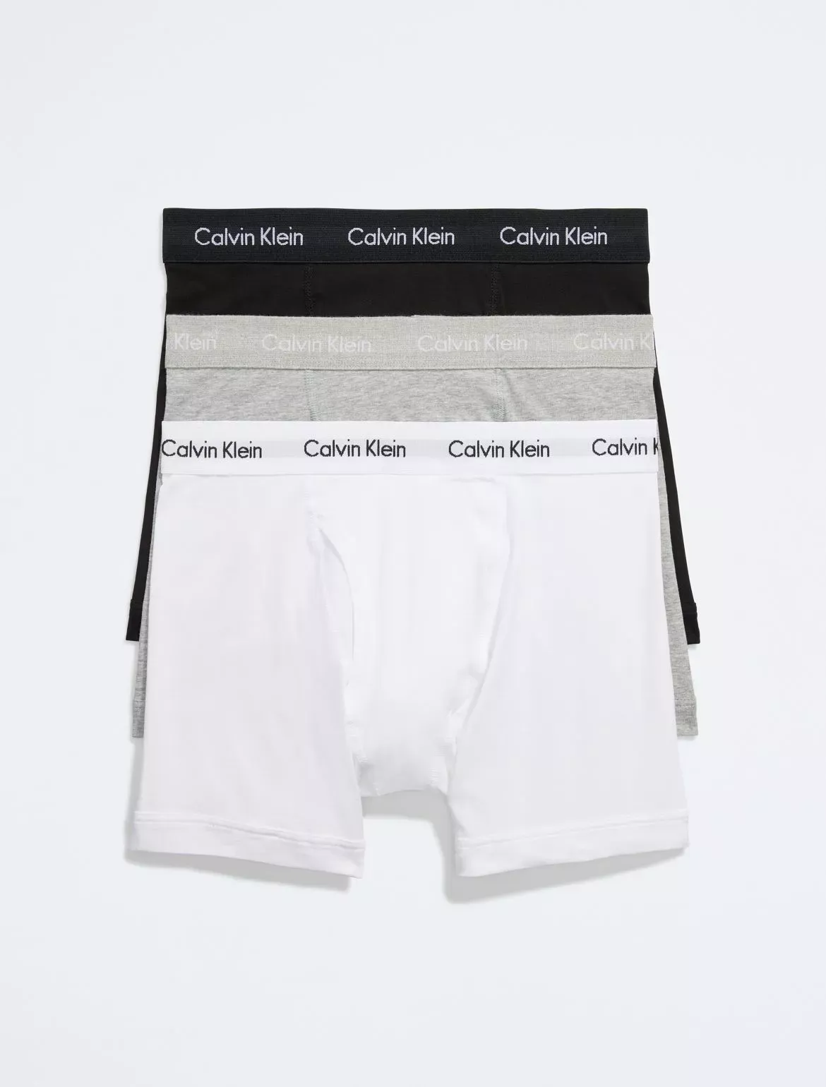 Calvin Klein Men's Cotton Stretch 3-Pack Boxer Brief - Multi - S