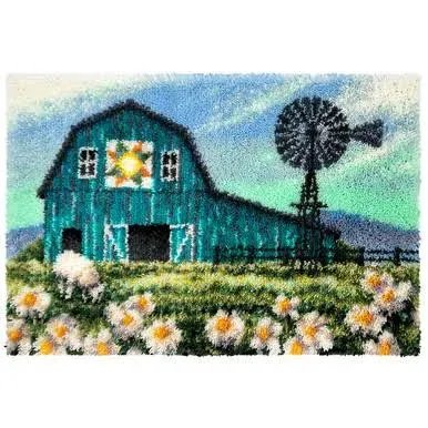 Herrschners Peaceful Pastures Latch Hook Kit