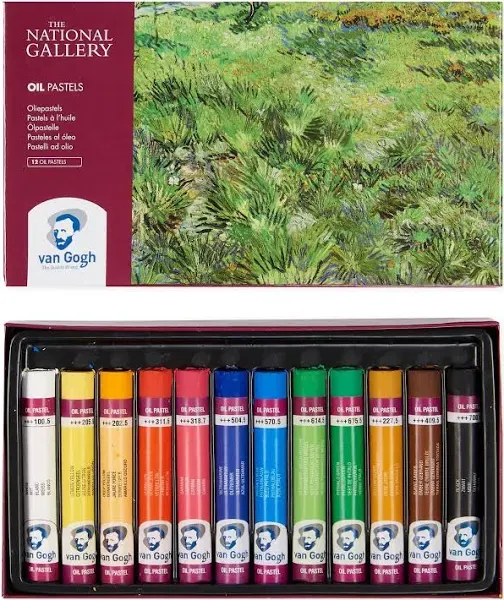 National Gallery Colors Van Gogh Oil Pastel Set of 12