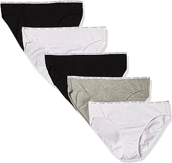 Calvin Klein Women's Cotton Stretch Logo Bikini Panty 5 Pack